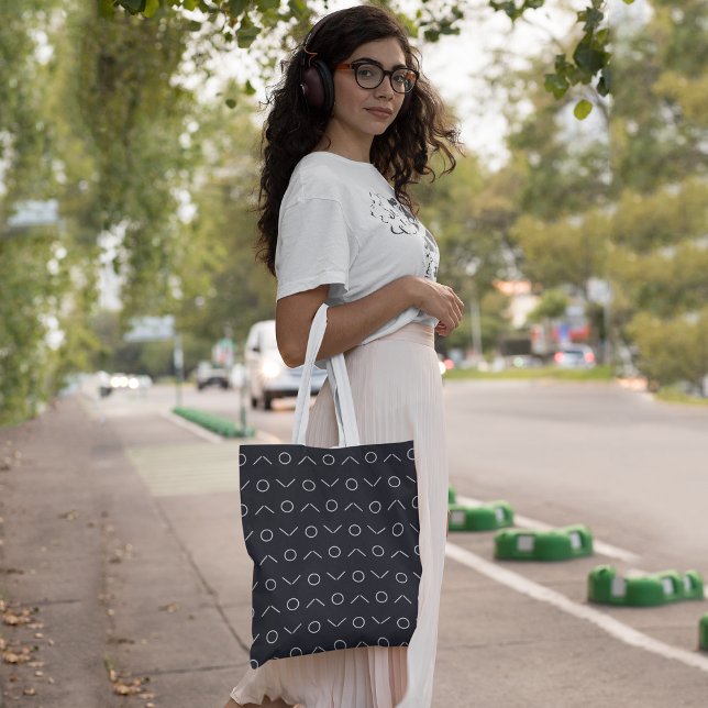 Bolso De Tela Líneas de polka (Subido por el creador)