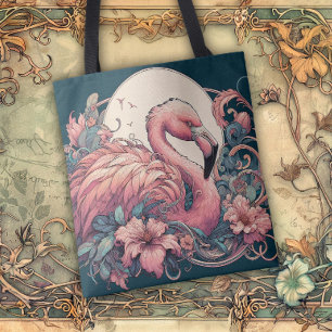 Bolso De Tela Líneas fluidas de belleza Art Nouveau