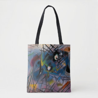 Bolso De Tela Líneas y formas abstractas