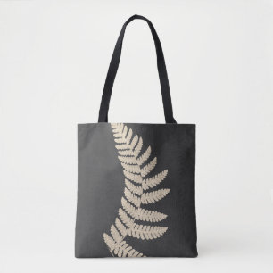 Bolso De Tela Linen Fern