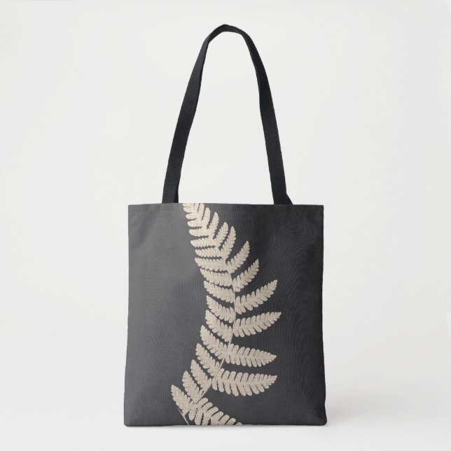 Bolso De Tela Linen Fern (Anverso)