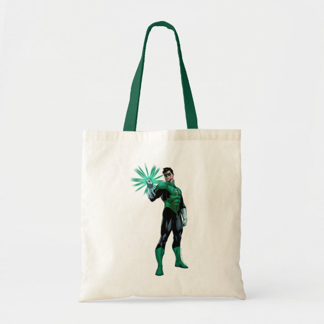 Bolso De Tela Linterna verde y anillo (Frente)