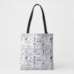 Bolso De Tela Linus le dice a Lucy que es cangrejo