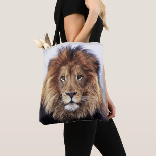 BOLSO DE TELA LION MALE LION TOBOG PURS