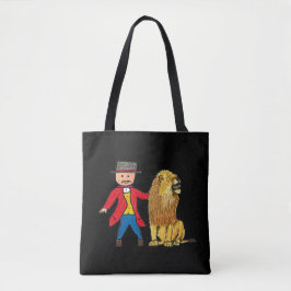 Bolso De Tela Lion Taming