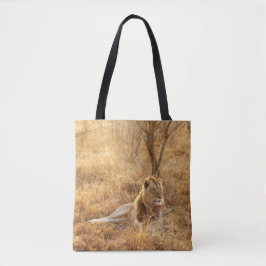 Bolso De Tela Lion Tote Bag