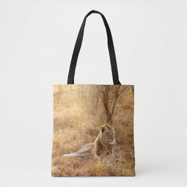 Bolso De Tela Lion Tote Bag (Anverso)