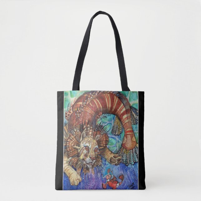 Bolso De Tela Lionfish Tamer (Anverso)