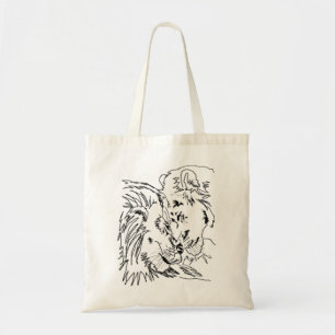 Bolso De Tela Lions Hug