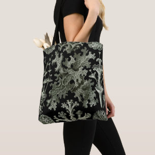 Bolso De Tela Liquen por Ernst Haeckel, Plantas Naturales Antigu