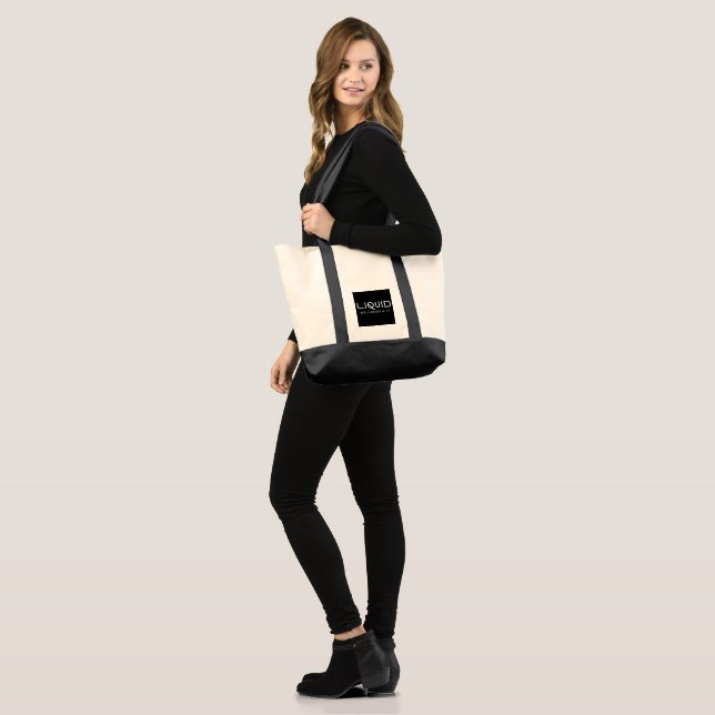 Bolso De Tela Liquid Wellness Tote #3 (Anverso (modelo))