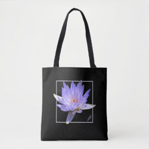 Bolso De Tela Lirio de agua de lavanda