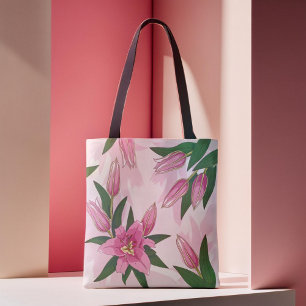 Bolso De Tela Lirio de Blooming Rosa