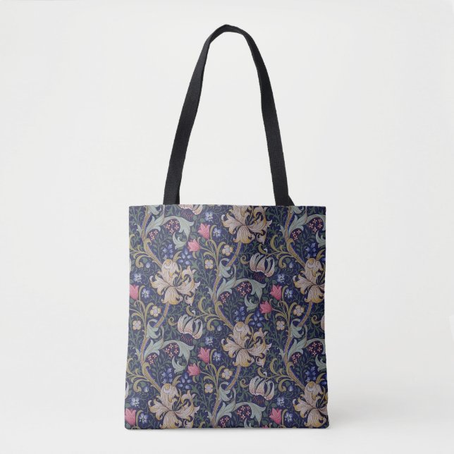 Bolso De Tela Lirio dorado, William Morris (Anverso)