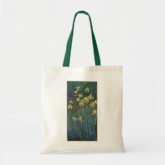 Bolso De Tela Lirios amarillos por Claude Monet, Arte fino vinta