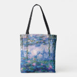 Bolso De Tela Lirios del agua de Monet<br><div class="desc">Lirios del agua de Monet.  
Visite por favor mi tienda para un diseño más interesante y más => bien escogido zazzle.com/iwheels* del color</div>