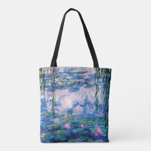 Bolso De Tela Lirios del agua de Monet