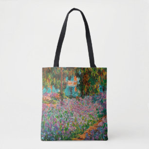 Bolso De Tela Lirios Jardín Monet Giverny flores