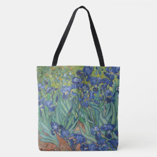 Bolso De Tela Lirios, pintura al óleo floral, Vincent Van Gogh