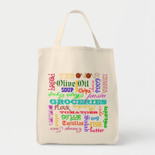 Bolso De Tela Lista del ultramarinos