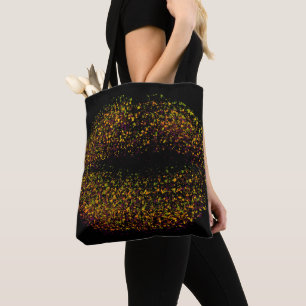 Bolso De Tela Listas de arte abstractas modernas