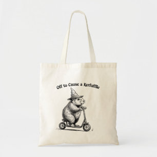 Bolso De Tela Listo para causar un alboroto divertido scooter de