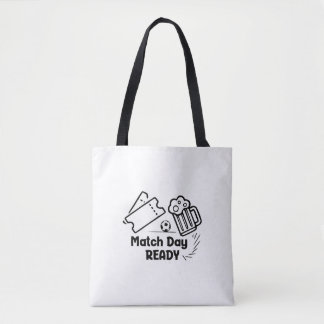 Bolso De Tela Listo para el Día del Partido