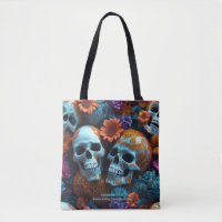 LITE Memento Mori Lovers Tote de cráneos