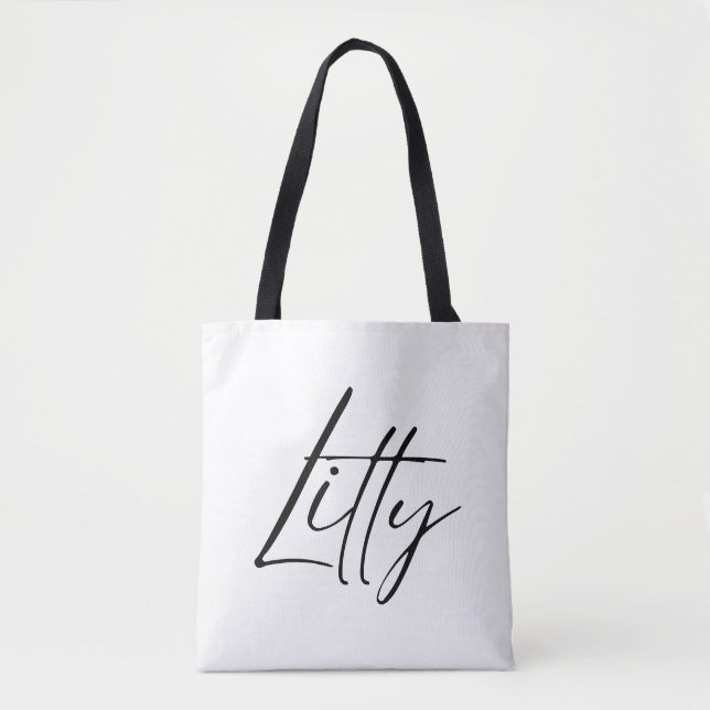 Bolso De Tela Litro (Anverso)