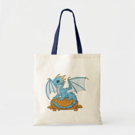 Bolso De Tela Little Blue Dragon
