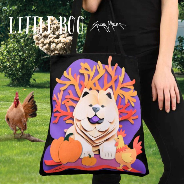Bolso De Tela LITTLE BOO Cream Chow (Subido por el creador)