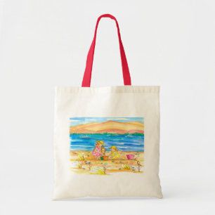 Bolso De Tela Little Girls Mountain Lake Beach