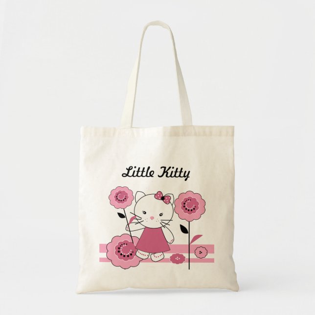 Bolso De Tela Little Kitty Tote Bag (Frente)