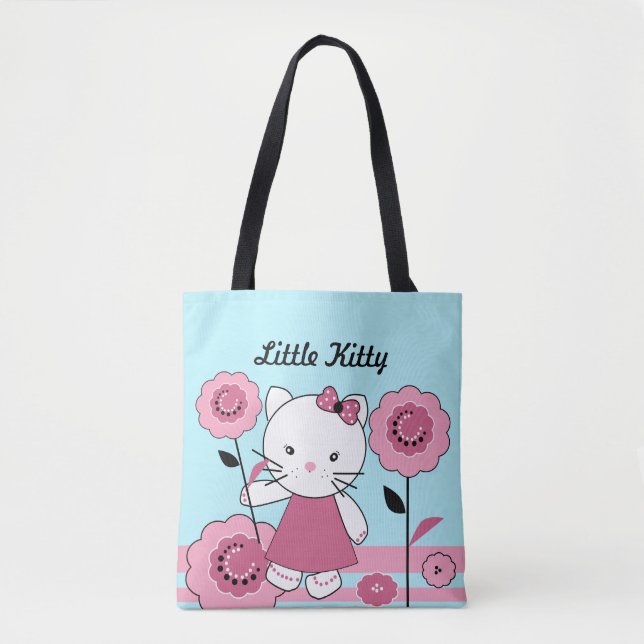 Bolso De Tela Little Kitty Tote Bag (Anverso)