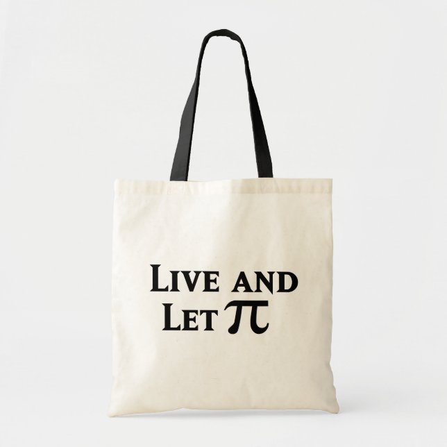 Bolso De Tela Live and Let Pi Day Parody (Frente)