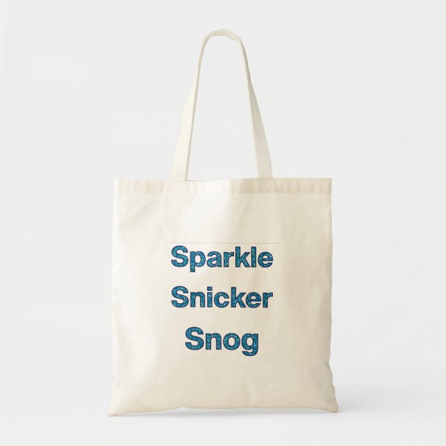 Bolso De Tela Live Lauder Love or Sparkle Snicker Snog (Frente)