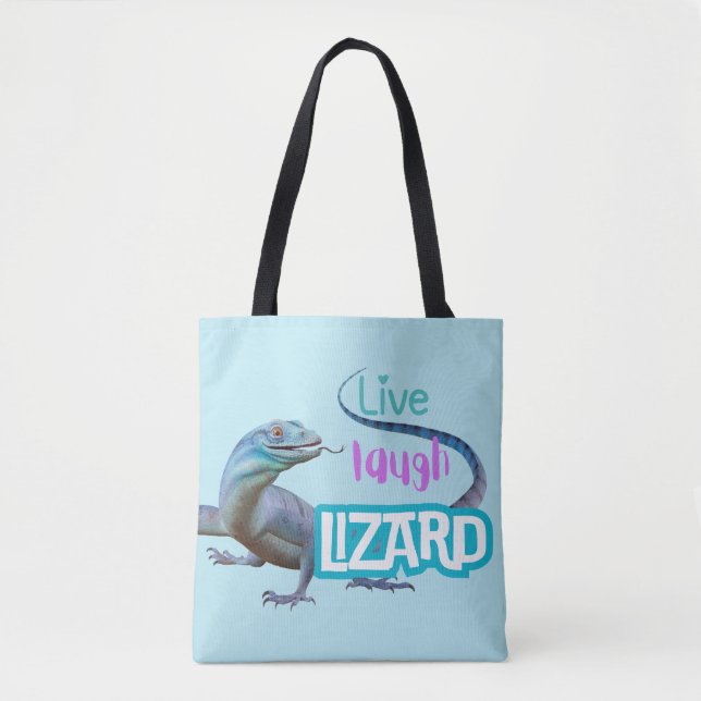 Bolso De Tela Live Laugh Lizard (Anverso)