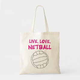Bolso De Tela Live Love Netball