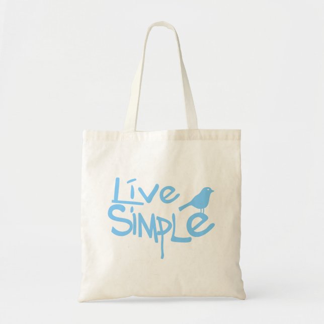 Bolso De Tela Live Simple (Frente)