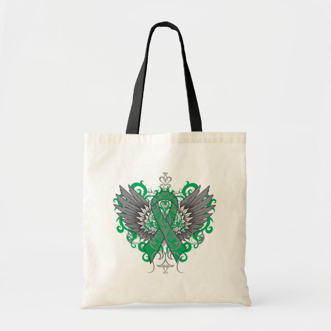 Bolso De Tela Liver Cancer Cool Wings (Frente)