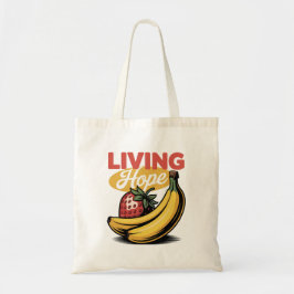 Bolso De Tela Living Hope Strawberry Banana Retro Faith Tee