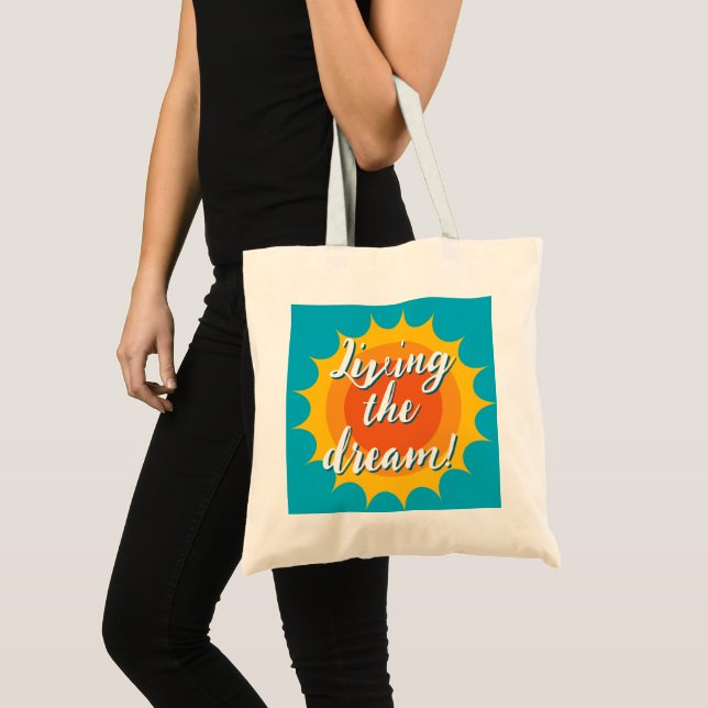 Bolso De Tela Living the dream sunny tote bag for women (Anverso (producto))