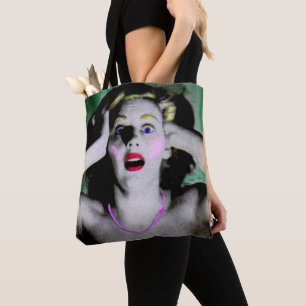 Bolso De Tela Liz está horrorizado y aterrorizado
