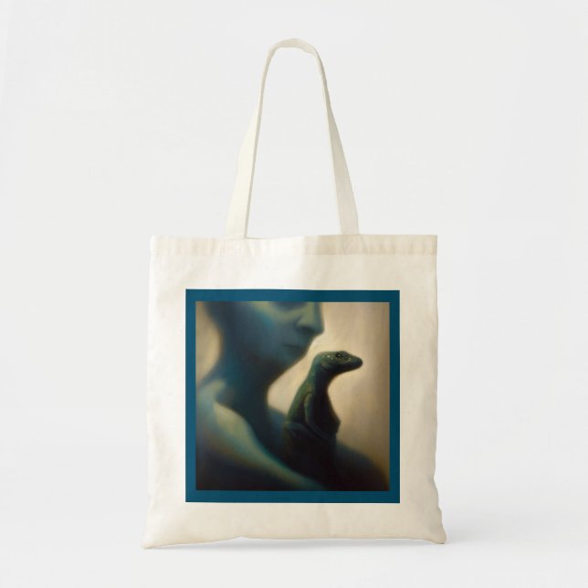 Bolso De Tela Lizard para animales espirituales 1 (Frente)