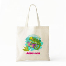 Lizard tropical con flores personalizadas