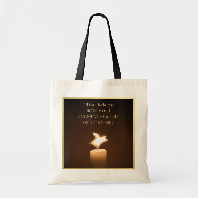 Bolso De Tela Llama a la velas de cerdo voladora (Frente)