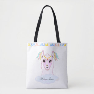 Bolso De Tela Llama Adorable
