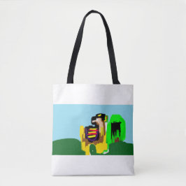 Bolso De Tela Llama alegría