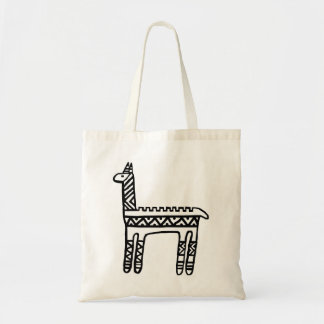 Bolso De Tela Llama-BW