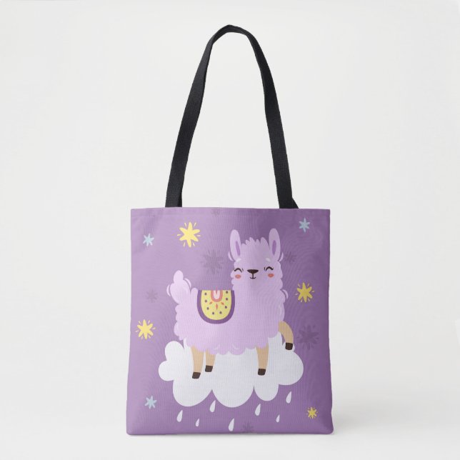 Bolso De Tela Llama cuta/alpaca (Anverso)